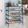 Multi-Layer Metal Shoe Rack Cabinet for Dorms