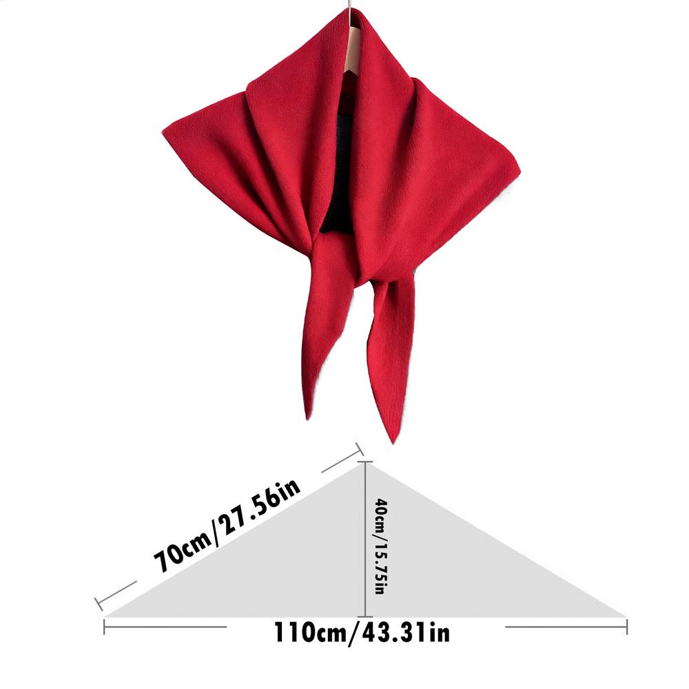 Triangle Scarf Warm Wrap Winter Shawl Soft Wool Blend Fashion Scarves for Women Ladies Casual Outdoor Fashion Accessories