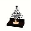 Christmas Candle Holder Iron Tree