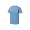 Li Ning Fitness Series Color Block Loose Short Sleeve T-Shirt Unisex Tops Indigo-Blue ATSS043-3