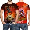 Summer New Men T-shirt Rock Band W.A.S.P 3d Printed Tshirt Men Women Fashion O-Neck Short Sleeve Tops Tees Daily Casual Clothes