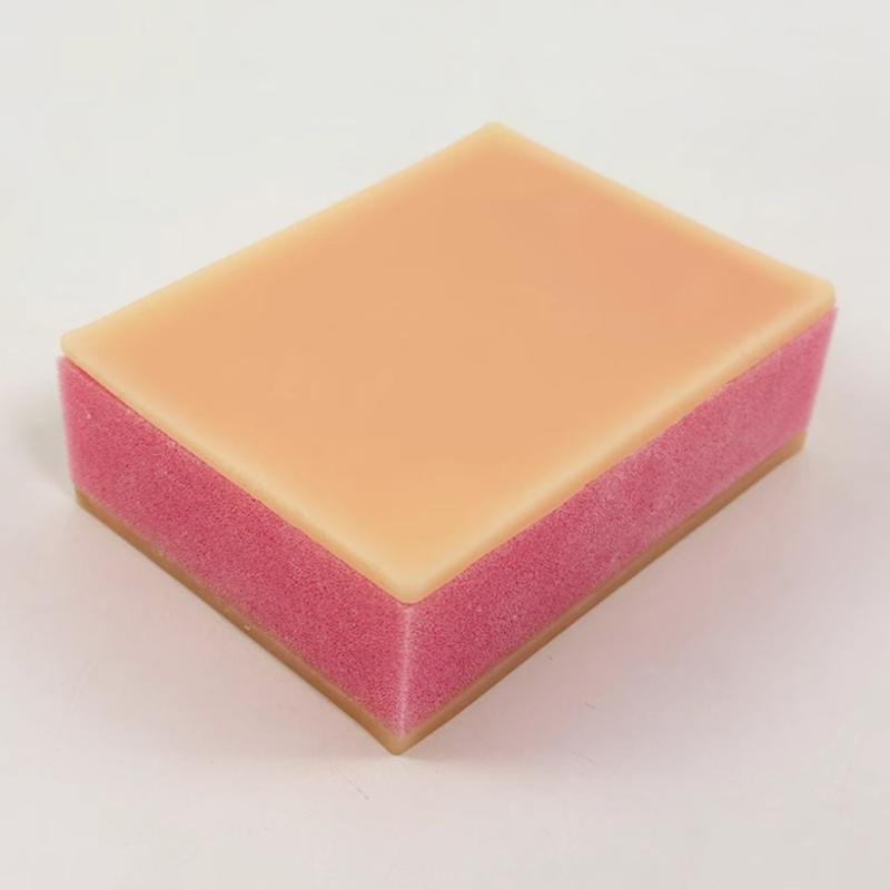 Enjeksiyon Eğitim Pedi Cerrahi Dikiş Cerrahi Delme Eğitimi Silikon Cilt Modeli Cerrahi Simülasyon İçin Enjeksiyon Pratiği