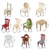 Model Playing House Dollhouse Furniture Miniature Chair Sofa Doll House Accessories Wood Mini Stool