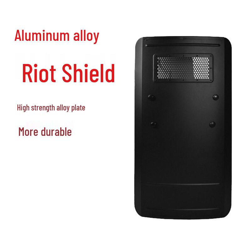 Aluminum Alloy Handheld Riot Shield One Size