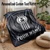 Kenworth Custom Flannel Throw Blanket Print Your Name Text Soft Warm Blanket Holiday Present