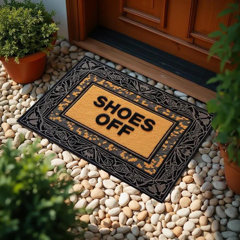 Vintage Floral Door Mat Carpet Mat Rug Entryway Home Decor Non Slip Durable Floor Mat Indoor Outdoor Use Welcome Mat Floor Mat