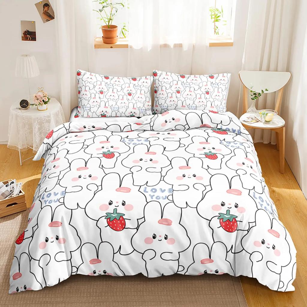 Unicorn Duvet Cover Set Starry Sky Unicorn Bedding Set Full Queen SizeDreamy Unicorn Theme Girly Comforter Cover Set For Girls