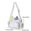 Cute Cat Crossbody Purse Unique Single Shoulder Bag Cartoon Backpack Travel Casual Daypacks for Fashion Enthusiasts  Brown