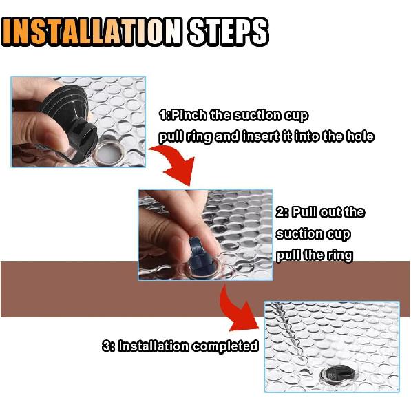 24PCS Car Glass Windshield Sunshade Suction Cups, PVC Sucker Window Shade Hooks, Pull Ring Sun Visor Adsorption Holder for Car Kitchen Bathroom