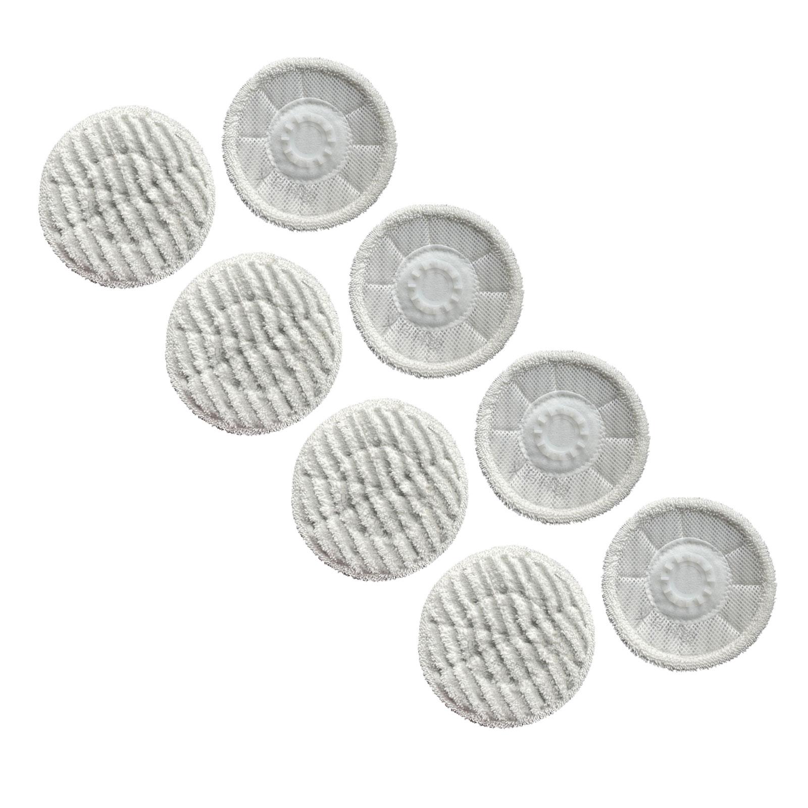 

8pcs Replacement Mop Heads Reusable Washable Steam-Cleaning Pads For Multiple Steam-Iron Series Microfiber Mop Cloth Parts China Mainland