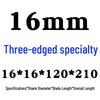 Southwest 3-Flute End Mill with Three Straight Shanks - Sizes: 3 To 20mm