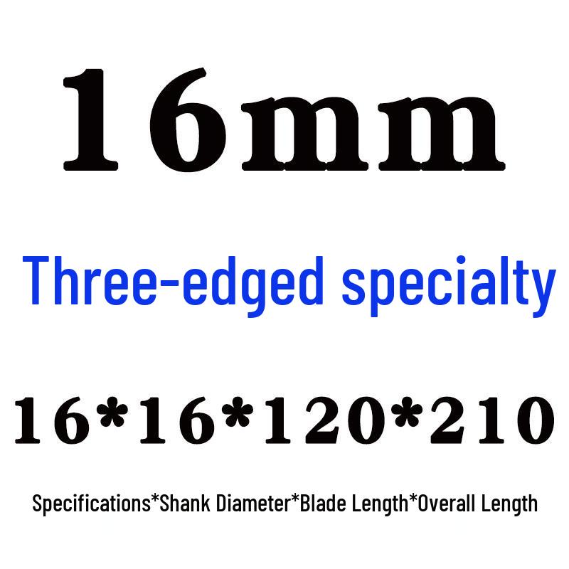 Southwest 3-Flute End Mill with Three Straight Shanks - Sizes: 3 To 20mm