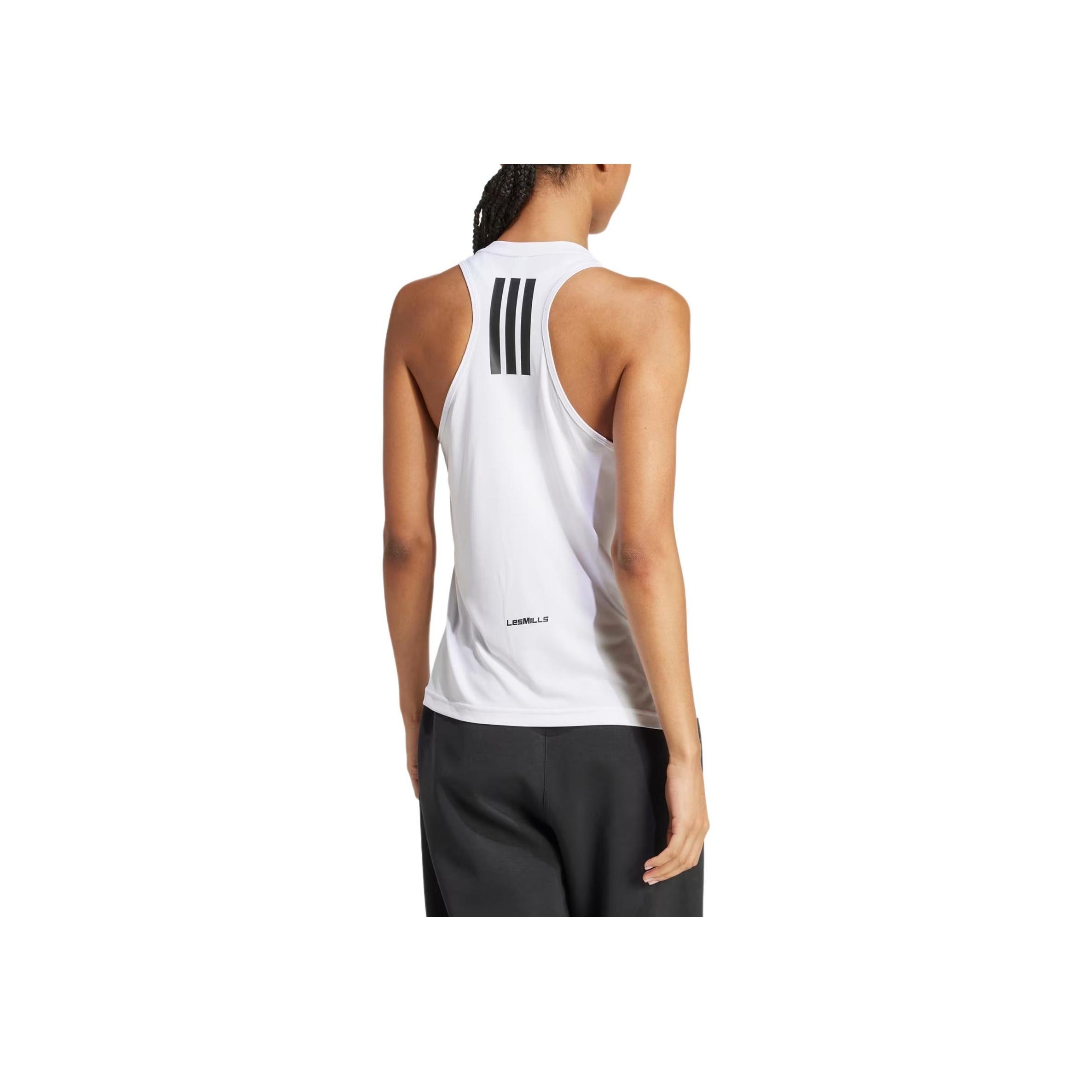 

New Adidas Free Shipping With AdiClub Les Mills Graphic Tank Top JM3687 XL