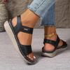 Women's Plus Size Slip-On Fisherman Sandals Sporty One-Strap Comfort Peep Toe Shoes