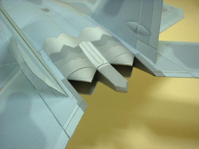 Raptor Model Kit pc5 F-22 Papercraft/Paper Model/Paper