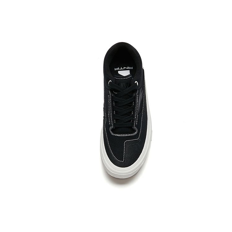 Anta Aoli All-Terrain Skateboard Non-Slip Wear-Resistant Low-Top Skate Shoes Women Skate Shoes Black 122218011S-1