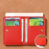 Multi Pouch Mini Wallet Korean Style Snap Button Coin Purse Simple Solid Color Card Bag  Women