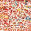 50 Cartoon New Style New Year Snake Graffiti Stickers Decorate Guitar Notebook Suitcase DIY Waterproof