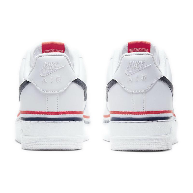 Nike Air Force 1 Low LV8 Ribbon White Blue Sneakers CJ1377-100