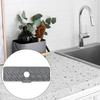 Silikonová podložka do dřezu Rychleschnoucí podložka Ochrana proti stříkající vodě u baterie Lapač vody Podložka proti stříkání do kuchyně koupelny