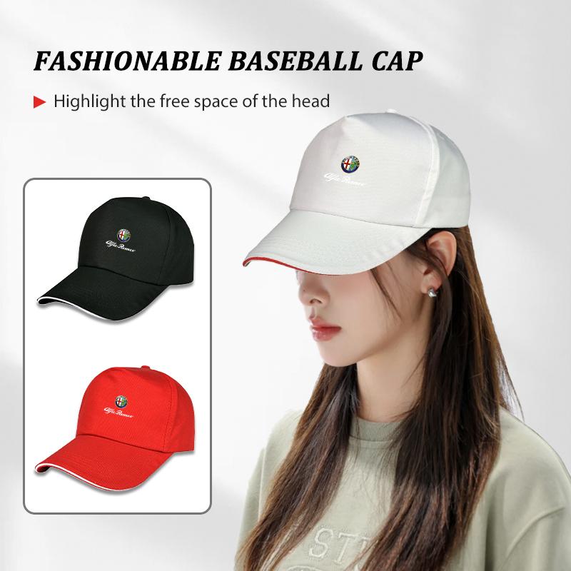 CZHHO1 Berretto da Baseball con Emblema Auto per Alfa Romeo Cappelli Casual Regolabili da Esterno Cappello Parasole 159 Giulietta Giulia 147 Mito 156 159 166 GT