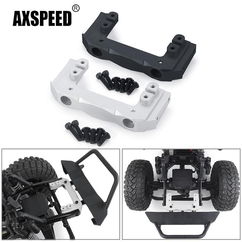 AXSPEED Aluminum Alloy Front / Rear Frame Girder Bracket Holder Mount for Axial SCX10 II 90046 1/10 RC Crawler Car Upgrade Parts