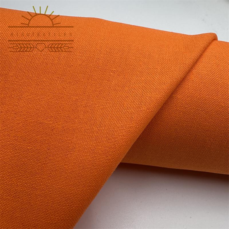 EcoFriendly Blended Linen Cotton Fabric for Garments and Home Textiles