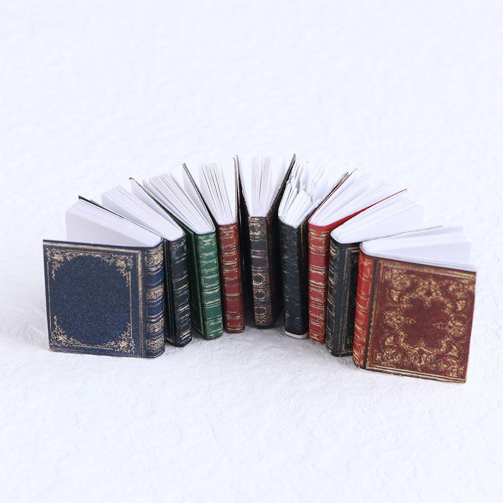 Doll Toy Supplies Retro Classical Vintage Notebook Mini Books Dollhouse Decoration Miniature