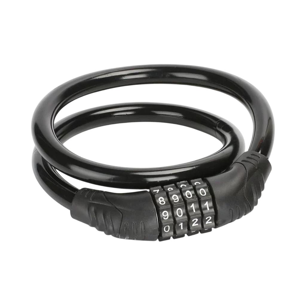 -theft Bike Lock 4 Digit Password Accessories Padlock Electric Scooter Motorcycle Security Steel Chain Lock
