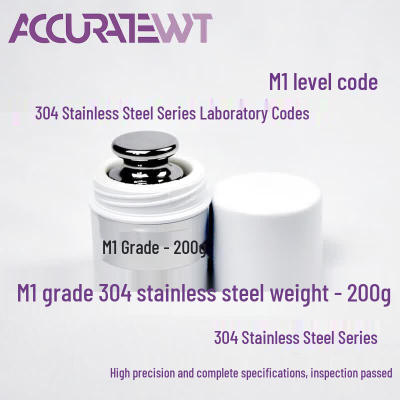 AccurateWT M1 Class 304 Stainless Steel Calibration Weight