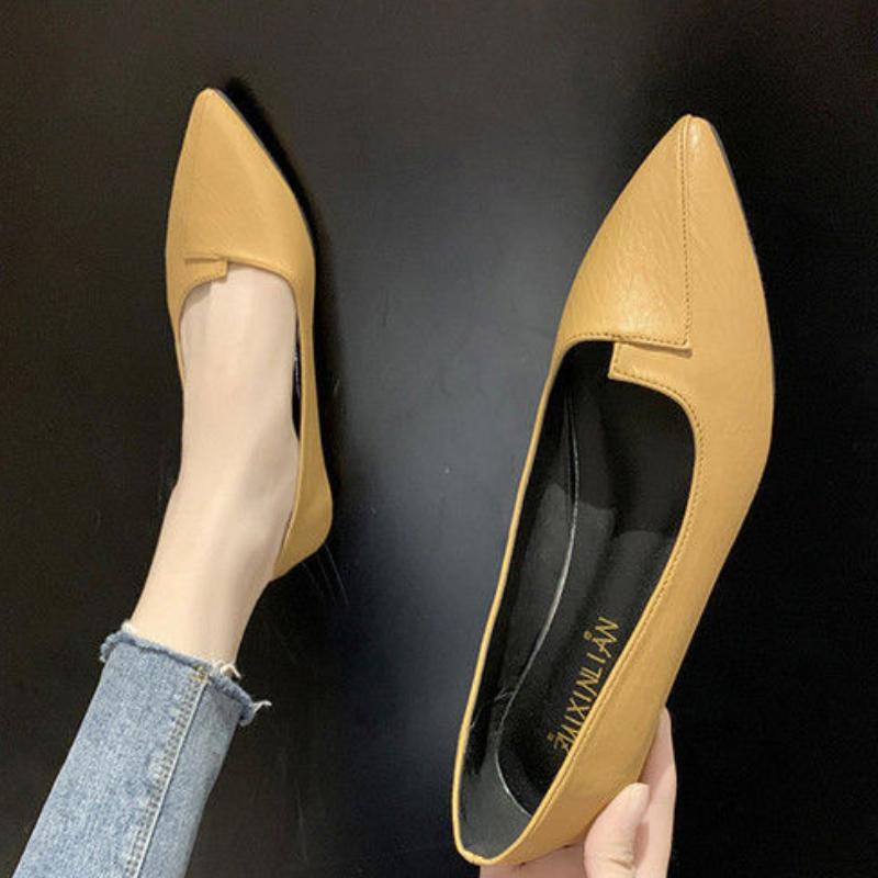Pointed Toe Slip-on Ladies Footwear Spring and Autumn Y2k Comfortable Elegant Cheap Clearance Casual Fashion Women's Flat Shoes