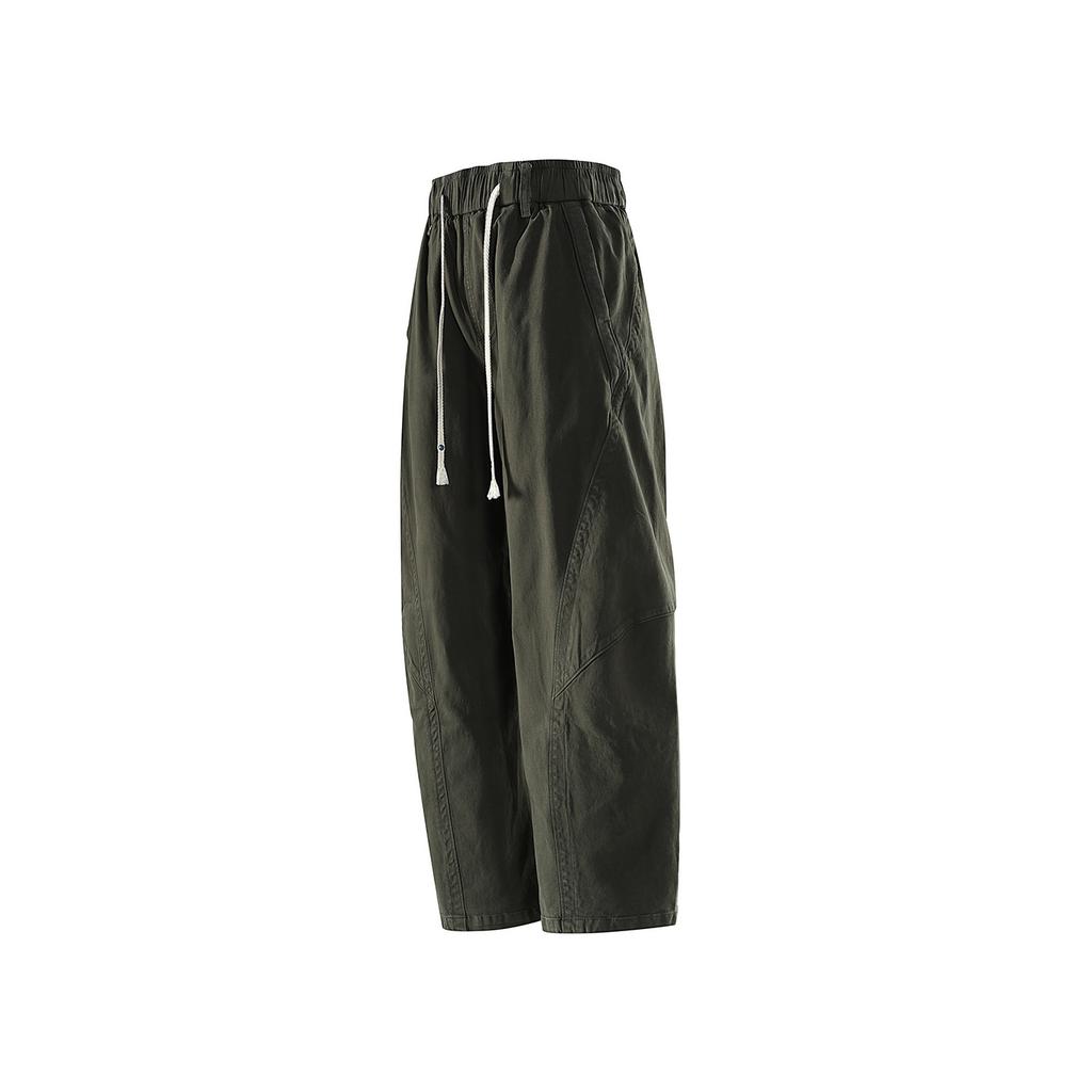 Men's Trend Pants Overalls Simple Loose Retro Casual Versatile Wide Leg Pants Outdoor