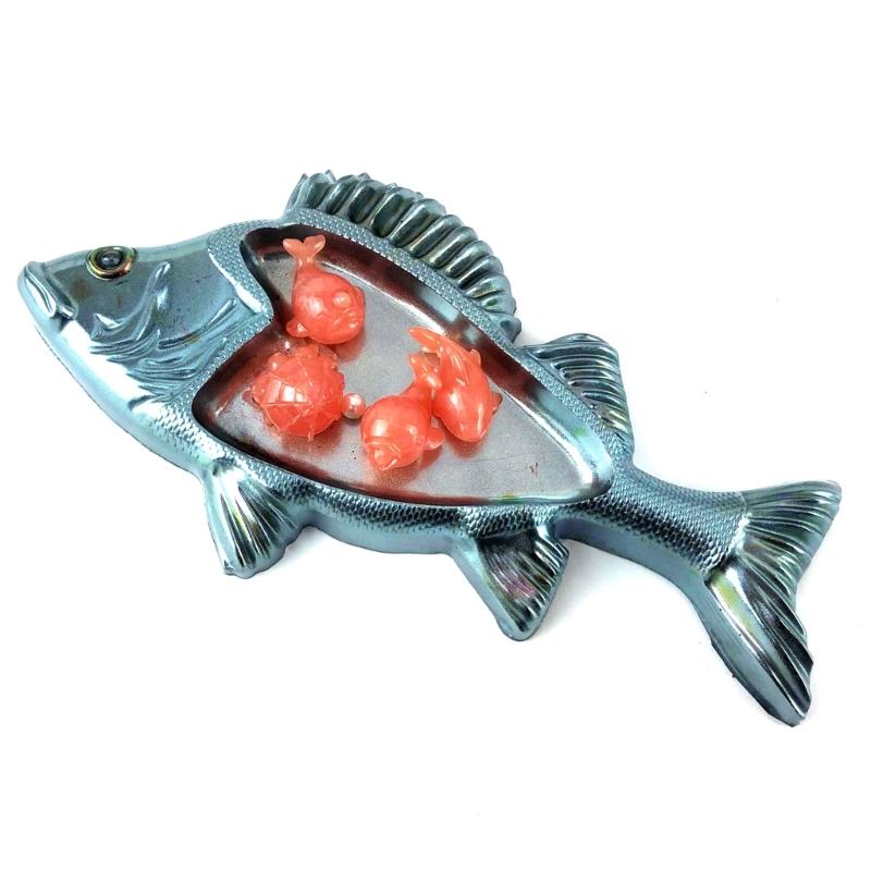 Fisch-/Geigenförmige Aufbewahrungsbox Silikonform Organizer Tablett Harzform Mode Schmuckplatte Handgefertigtes Handwerk Epoxidformen