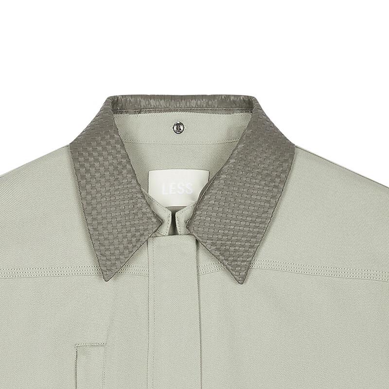 LESS 2025 Autumn Lapel Loose Short Vest