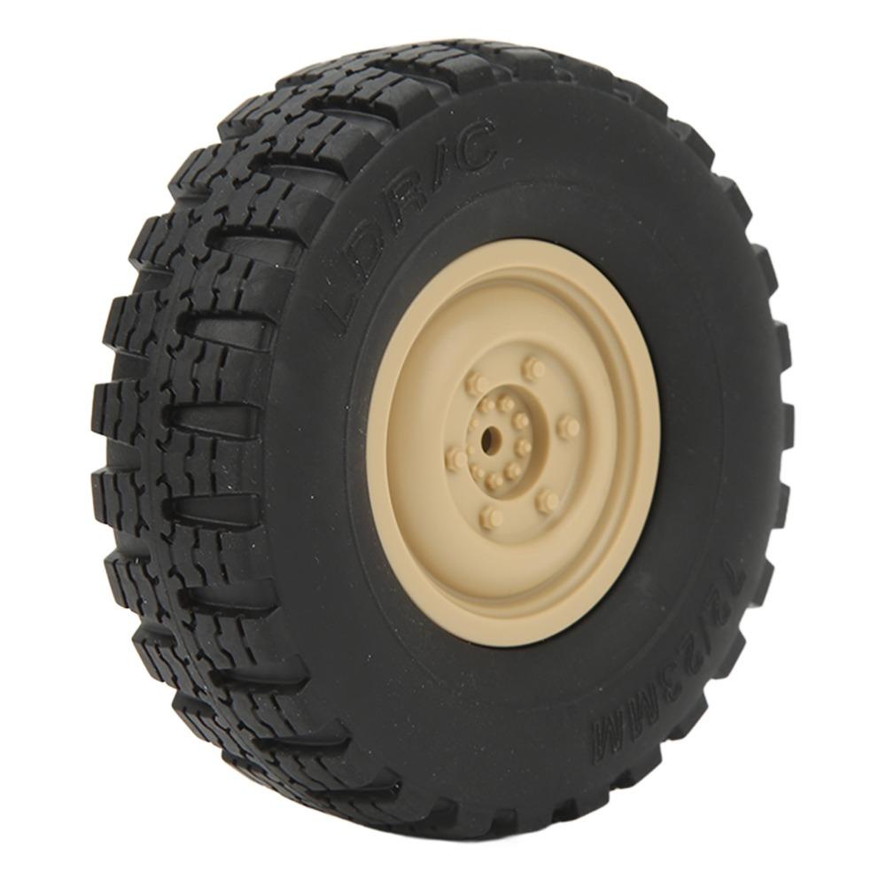 4Pcs/Set Rubber RC Car Wheels Replacement RC Tires for Unimog Model P06 RC Car Crawler Car