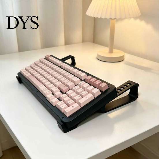 Mechanical Keyboard Stand 2Pcs Portable Computer Stand, Ergonomic Desktop Holder, Non-slip Riser, Office Desk Accessories Plastic