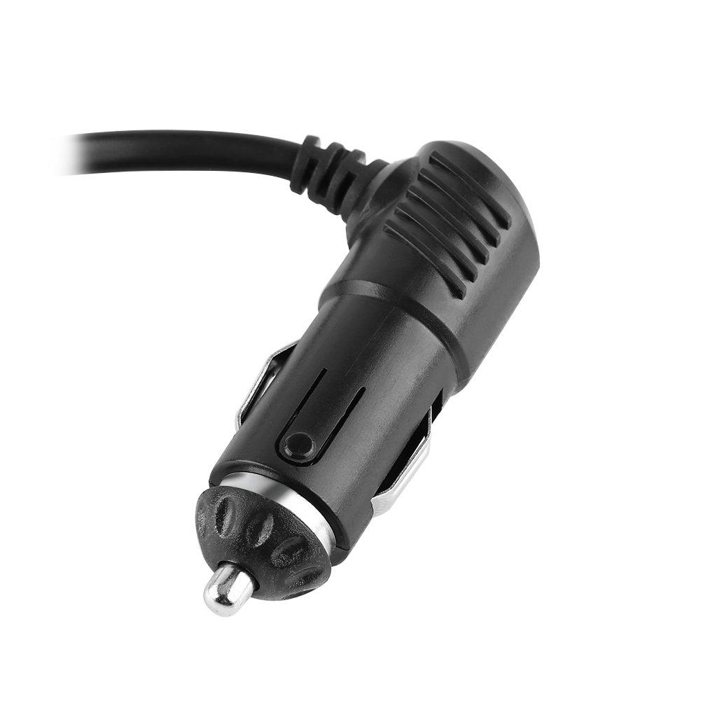12/24V Bil 4-vägs Cigarettändaruttag med 2 USB-portar, Billaddare, Adapter, Snabbladdning