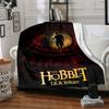 1pc The Hobbit Flannel Throw Blanket - HD Printed Lightweight Soft Warm All-Season Blanket for Sofa, Bed, Travel053