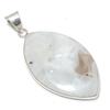 Rainbow Moonstone Gemstone 925 Sterling Silver Jewelry Pendant 2.21" GK-1923