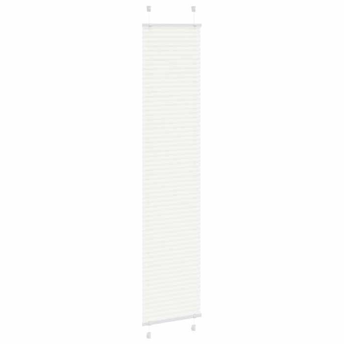 VidaXL Store Plissé Blanc 50x200 Cm Largeur Du Tissu 49,4 Cm Polyester, Store Plissé De Fenêtre, Store Accordéon, Store 4015507