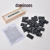 Dominoes Krabicová hra: Dřevěné dětské hračky a učební pomůcky pro zábavné srazy spolužáků a zábavu