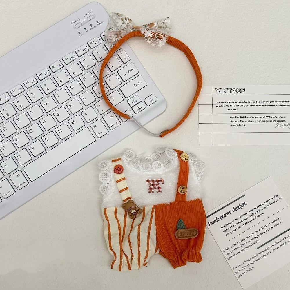 Dress 20cm Cotton Doll's Clothes Toy Accessories Cotton Doll Lolita Outfit Dress  Children Gift