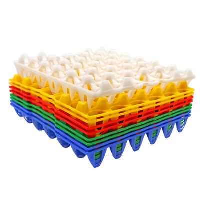 2Pcs Plastic Egg Tray Hold 30 Eggs Storage Chicken Egg Holder Tools Transfer Farm Breeding Tool Poultry Livestock Random Color