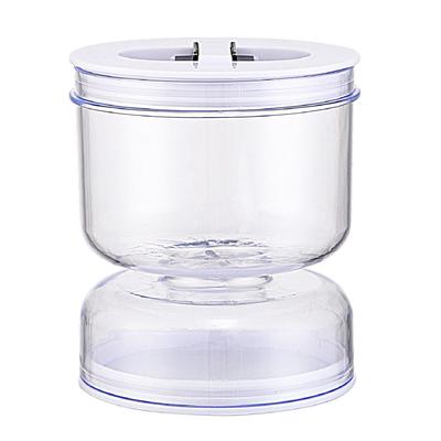 800ml Pickle Jar with Strainer Flip Leakproof Airtight Lid Hourglass Pickle Juice Separator Jar for Olives Gherkins