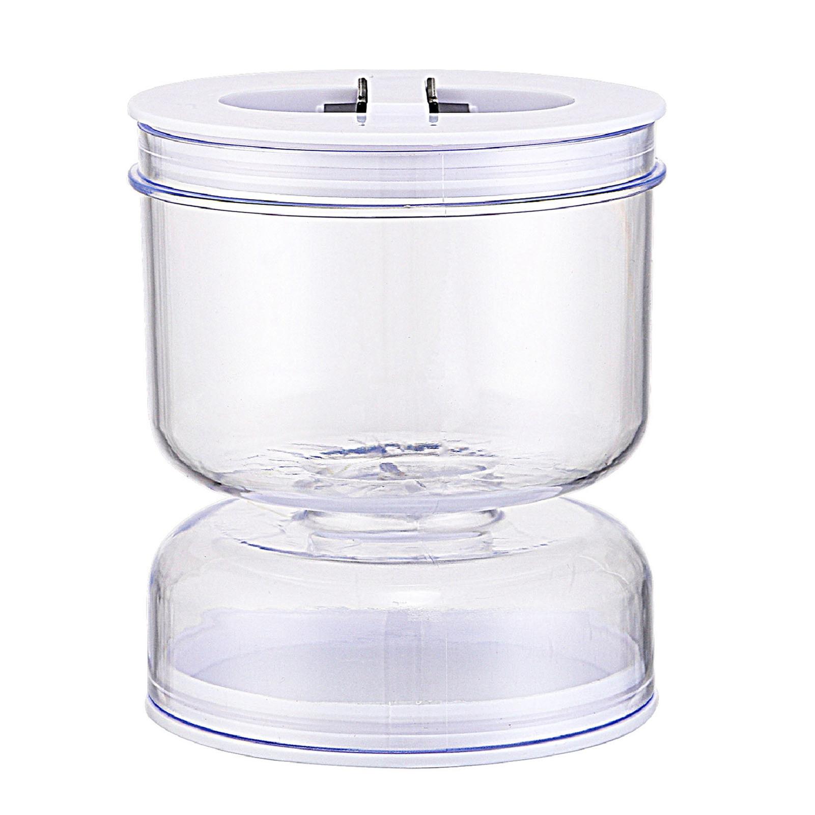 Mfyspace White 800Ml Pickle Jar With Strainer Flip Leakproof Airtight Lid Hourglass Pickle Juice Separator Jar For Olives Gherkins