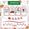 Christmas Roll Stickers 500pcs 2.36x1.57 Inch Holiday Gift Wrap Labels for Crafts Packaging