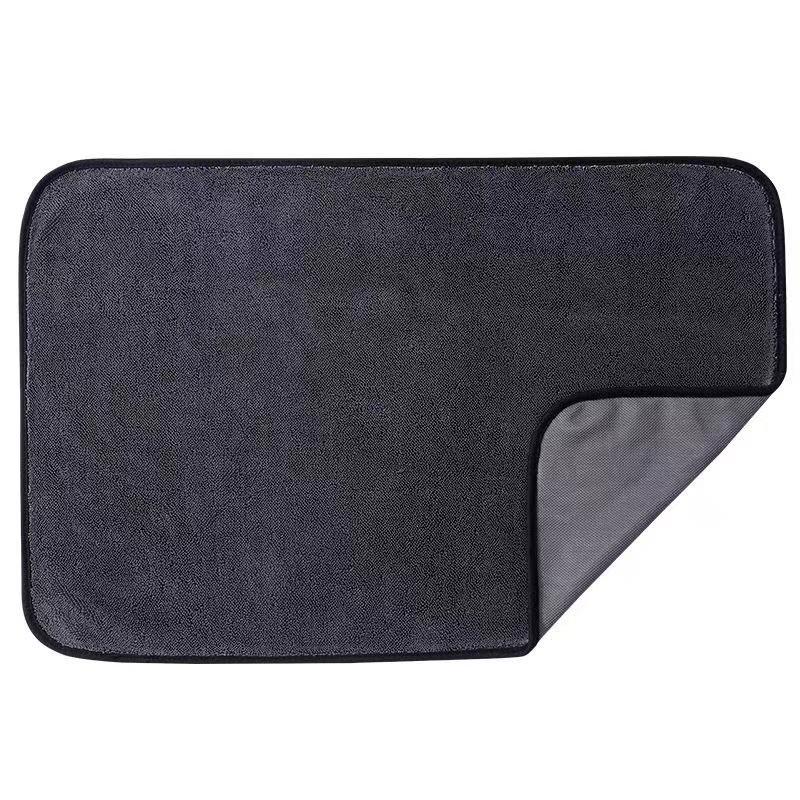 Pigtail Double-Sided Microfiber Car Wash Towel - Water-Absorbing & Thickened for Cleaning 30x30 cm