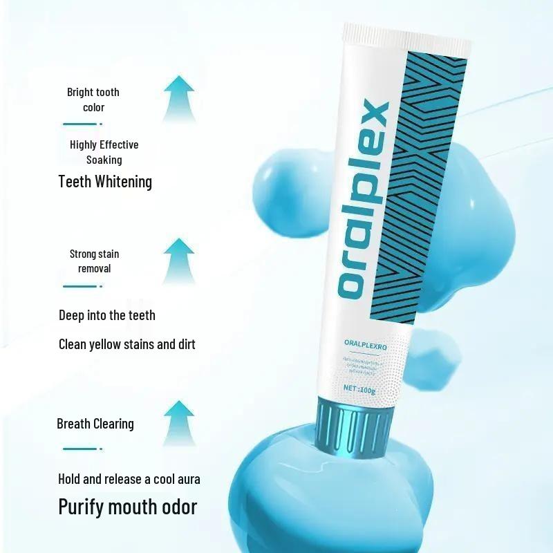 Russian Fluoride-Free Toothpaste: Brightens, Protects Gums, Cleans, Removes Yellowing, Fresh Mint Breath.