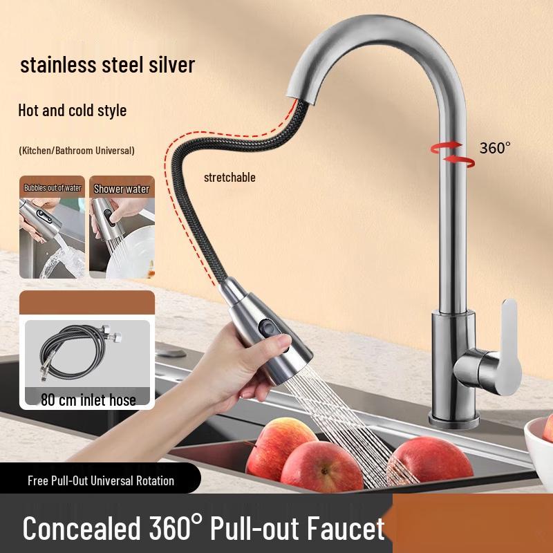 OEING Pull-Out Kitchen Faucet