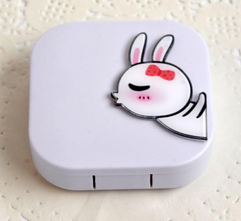 Adorable Japanese-Style Mini Contact Lens Care Box for Myopia